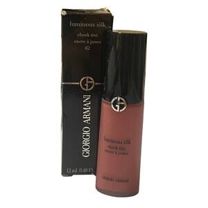 Giorgio Armani Luminous Silk Liquid Blush Cheek Tint 62 Delicate Mauve NEW